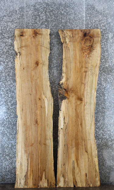 2- Live Edge Maple Slabs, Epoxy River Table Top Project Wood 793-794